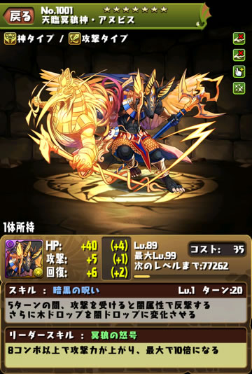 アヌビスの天臨冥狼神