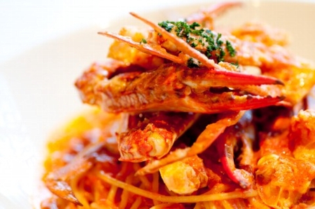 かにのパスタ