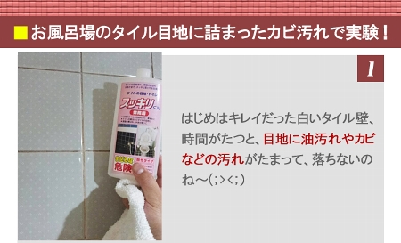 タイルの目地・トイレ用のスッキリくんをレジェンド松下