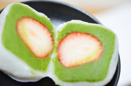 いちご抹茶だいふく