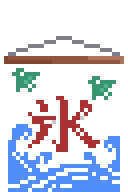 かき氷 のぼり のれん のドット絵イラスト フリー素材 シンプルなフリー素材 そざいのえん