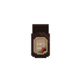 コーヒー豆の袋 ドット絵イラスト フリー素材