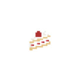 ショートケーキ ドット絵イラスト フリー素材