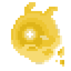 原神「仙霊（鬱金）」ドット絵イラスト フリー素材