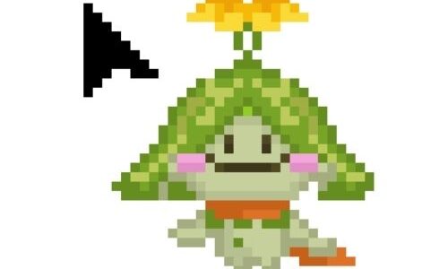 原神「アランマ」のマウスカーソル　ドット絵イラスト フリー素材