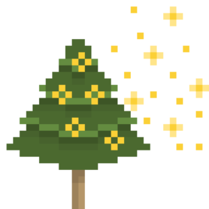 スギ花粉のドット絵イラスト フリー素材