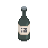 日本酒のドット絵イラスト フリー素材