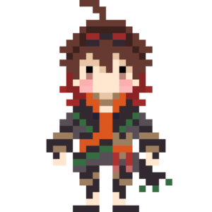 原神「嘉明(がみん)」のドット絵イラスト フリー素材