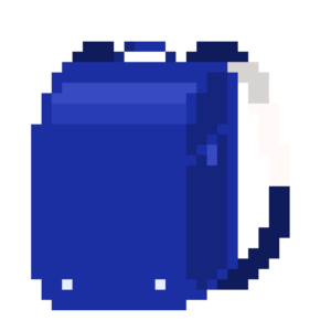 ランドセル ドット絵イラスト フリー素材